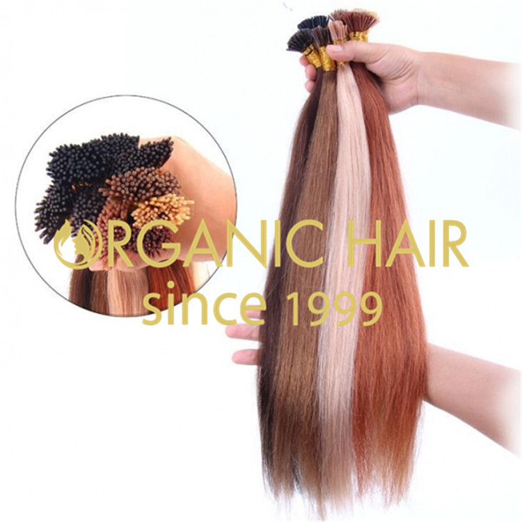 Colorful 100% full cuticle intact  i tip hair extension A69